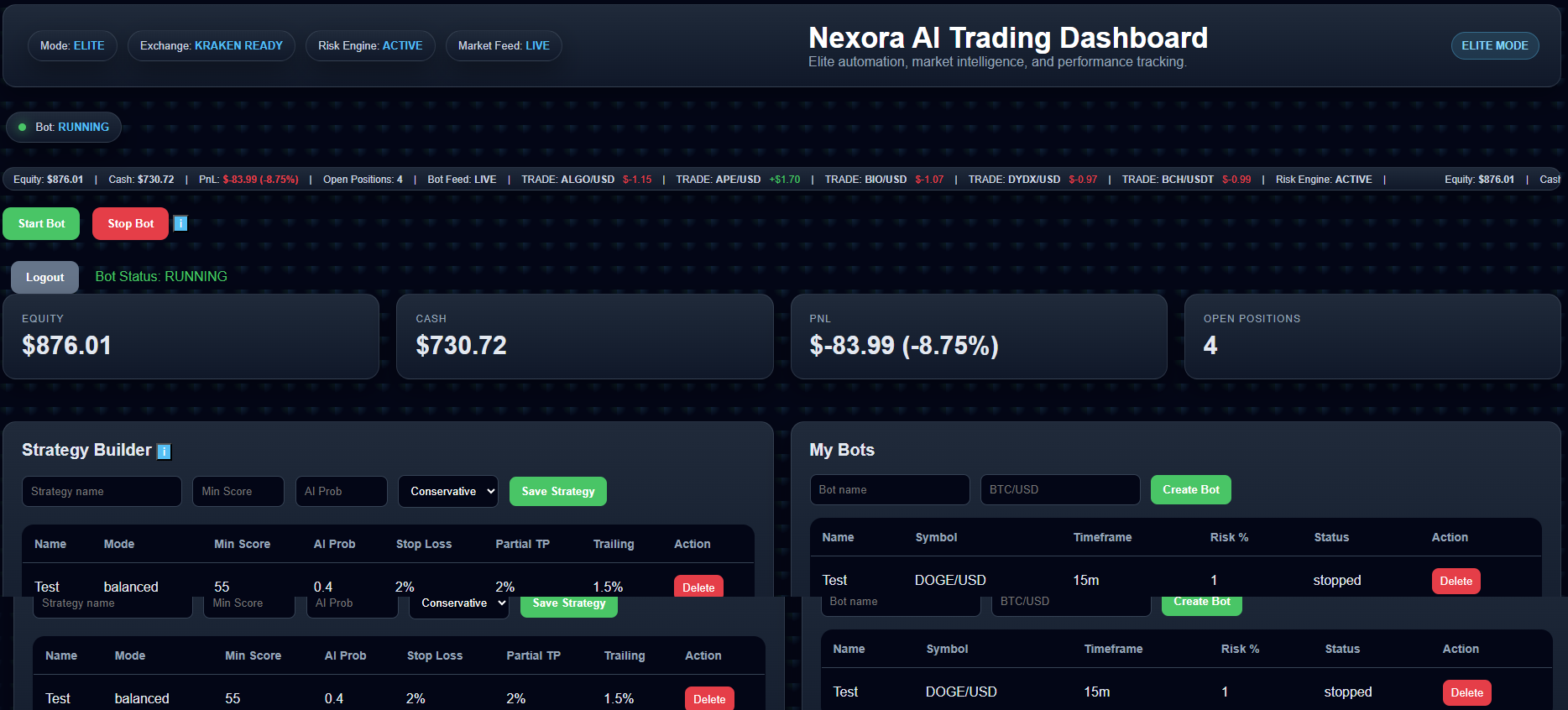 Nexora Dashboard